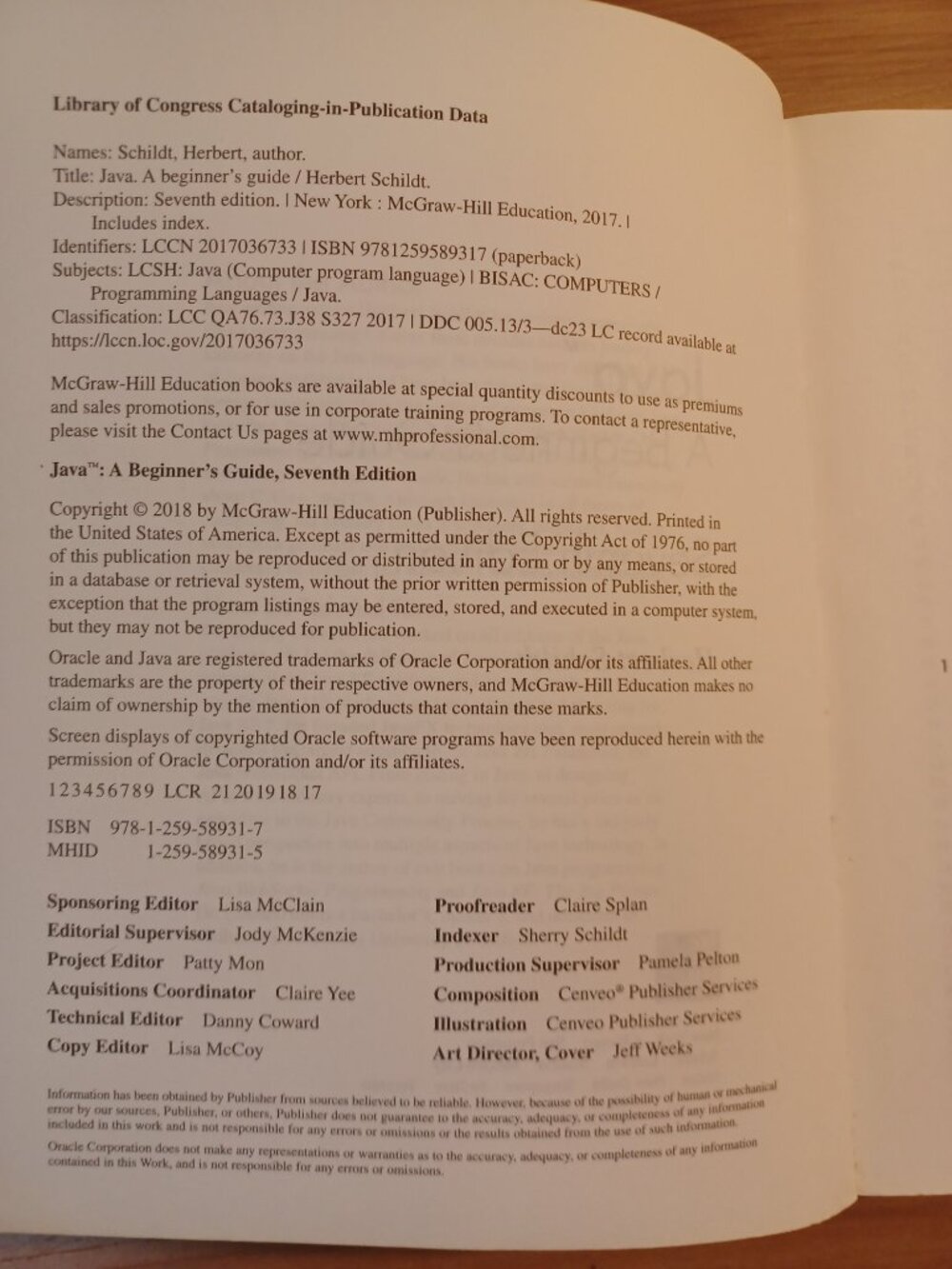 Java A Beginner's Guide Book - Picture 6 of 12